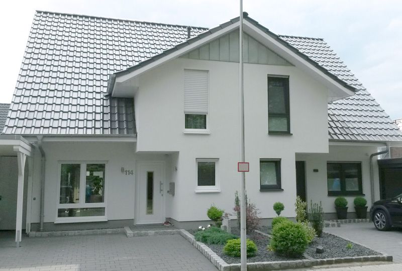 Doppelhaus weiss